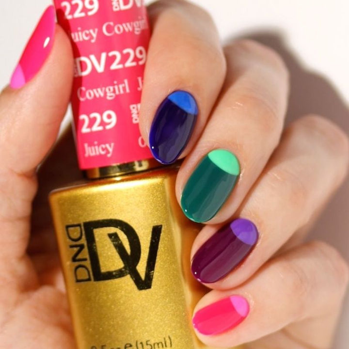 DND Diva #229 Juice Cowgirl – nail art