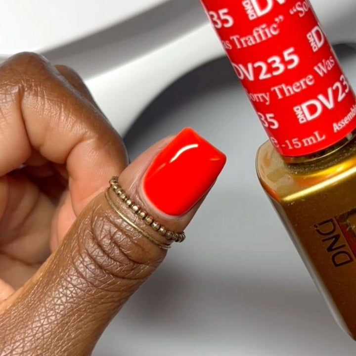 DND Diva #235 Sorry There Was Traffic – nail swatch 2