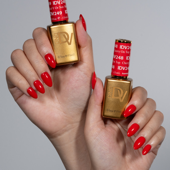 DND Diva #248 Cherry On Top – nail swatch 6
