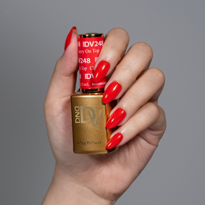 DND Diva #248 Cherry On Top – nail swatch