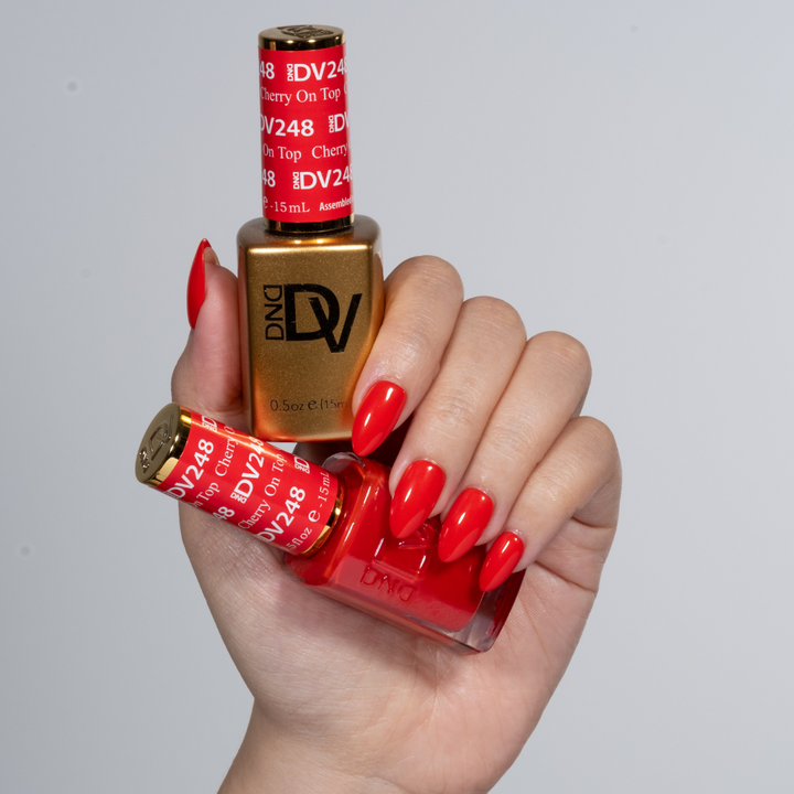 DND Diva #248 Cherry On Top – nail swatch 3