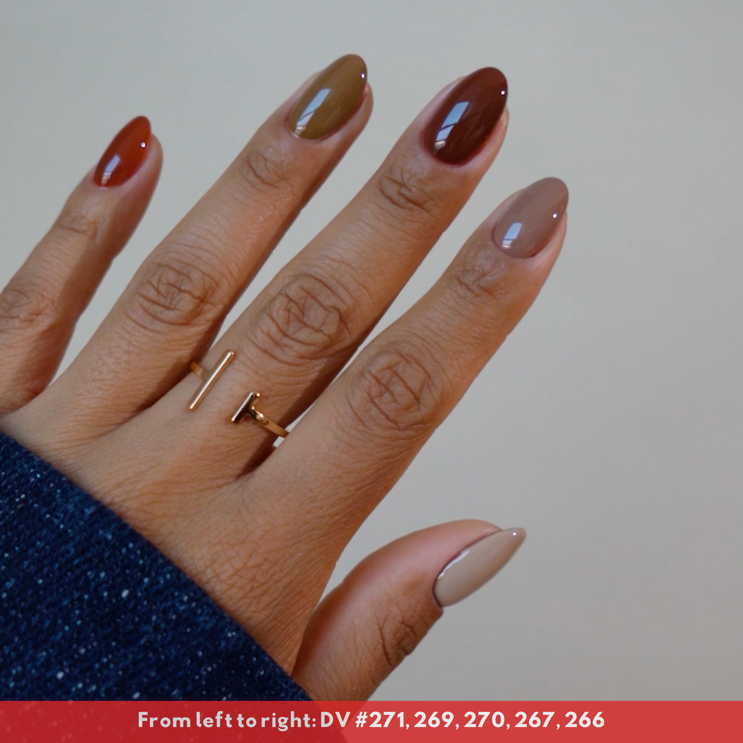DND Diva #270 Triple Espresso – nail art