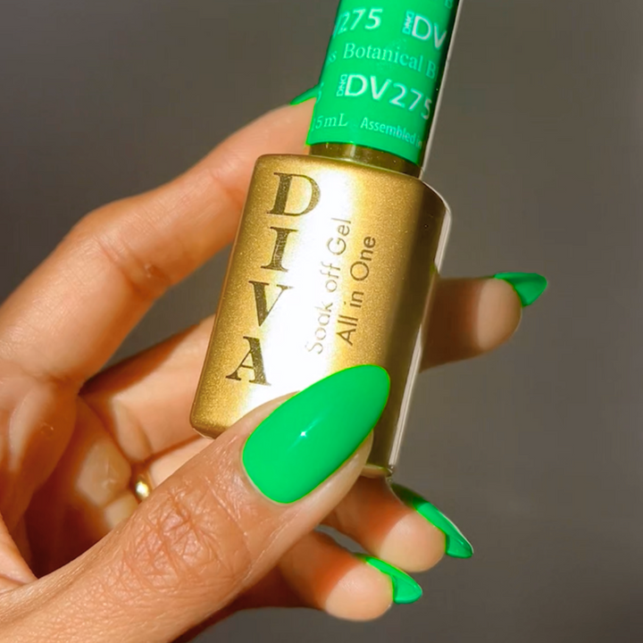 DND Diva #275 Botanical Bliss – nail swatch
