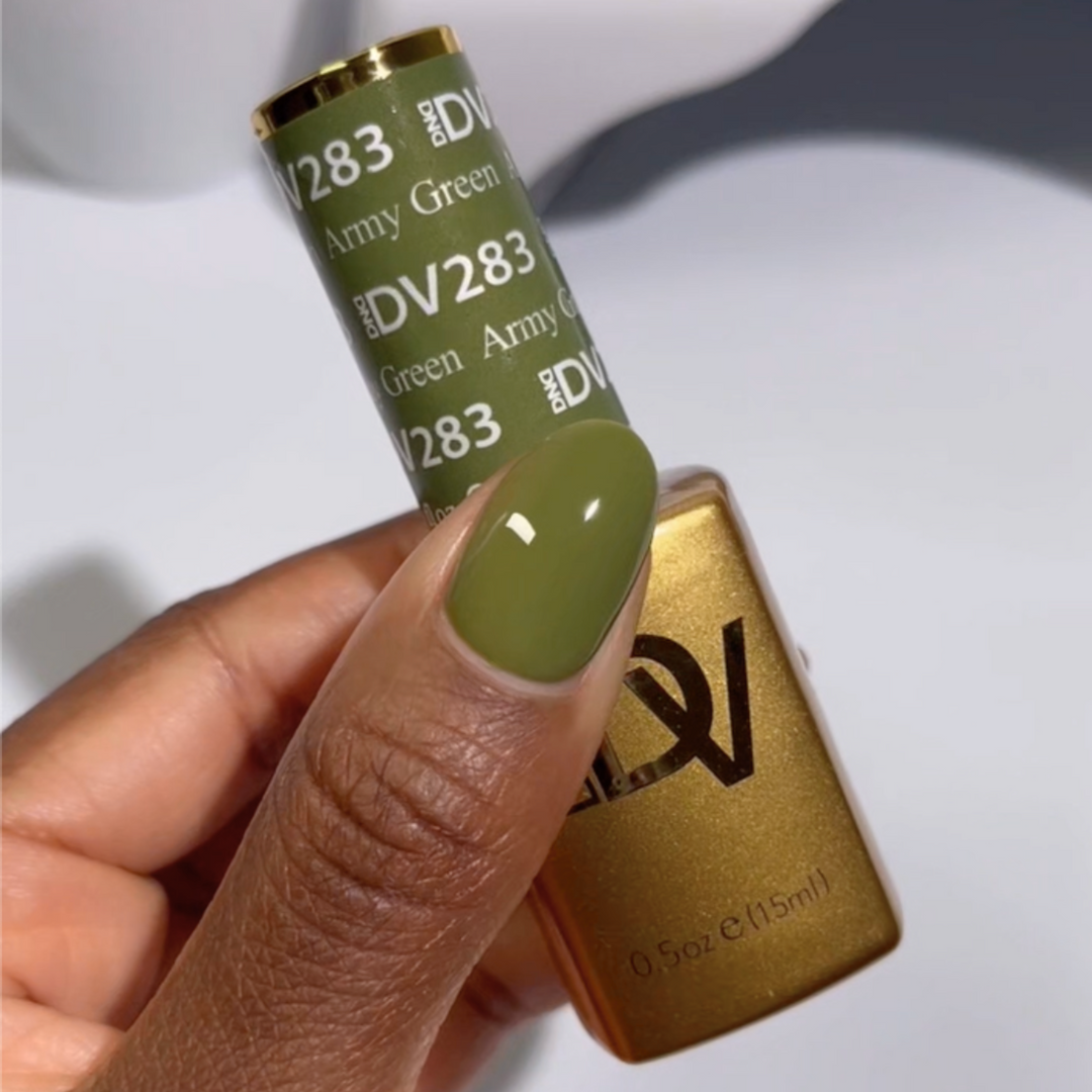 DND Diva #283 Army Green – nail swatch
