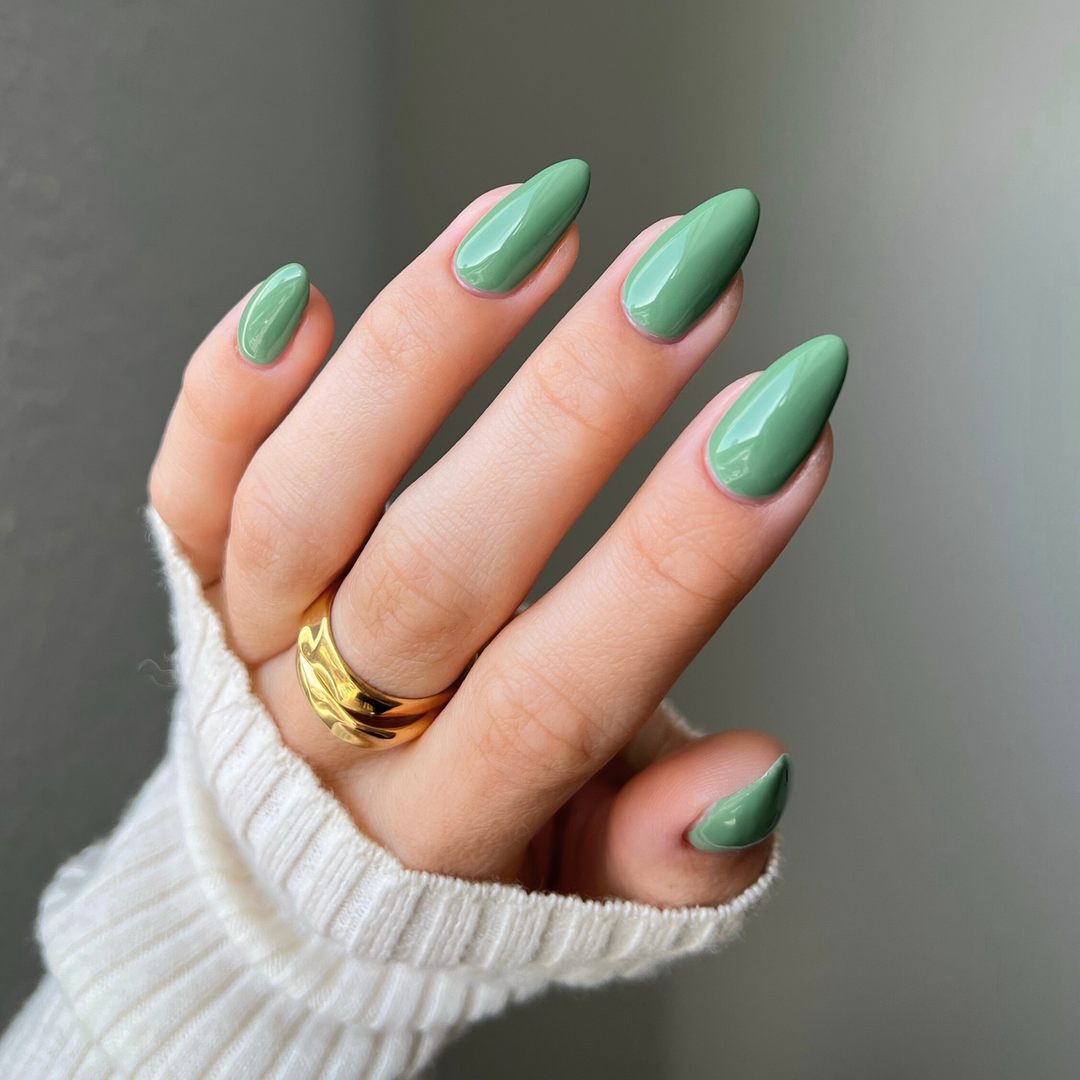 DND Diva #285 Sage'd The Day – nail swatch 3