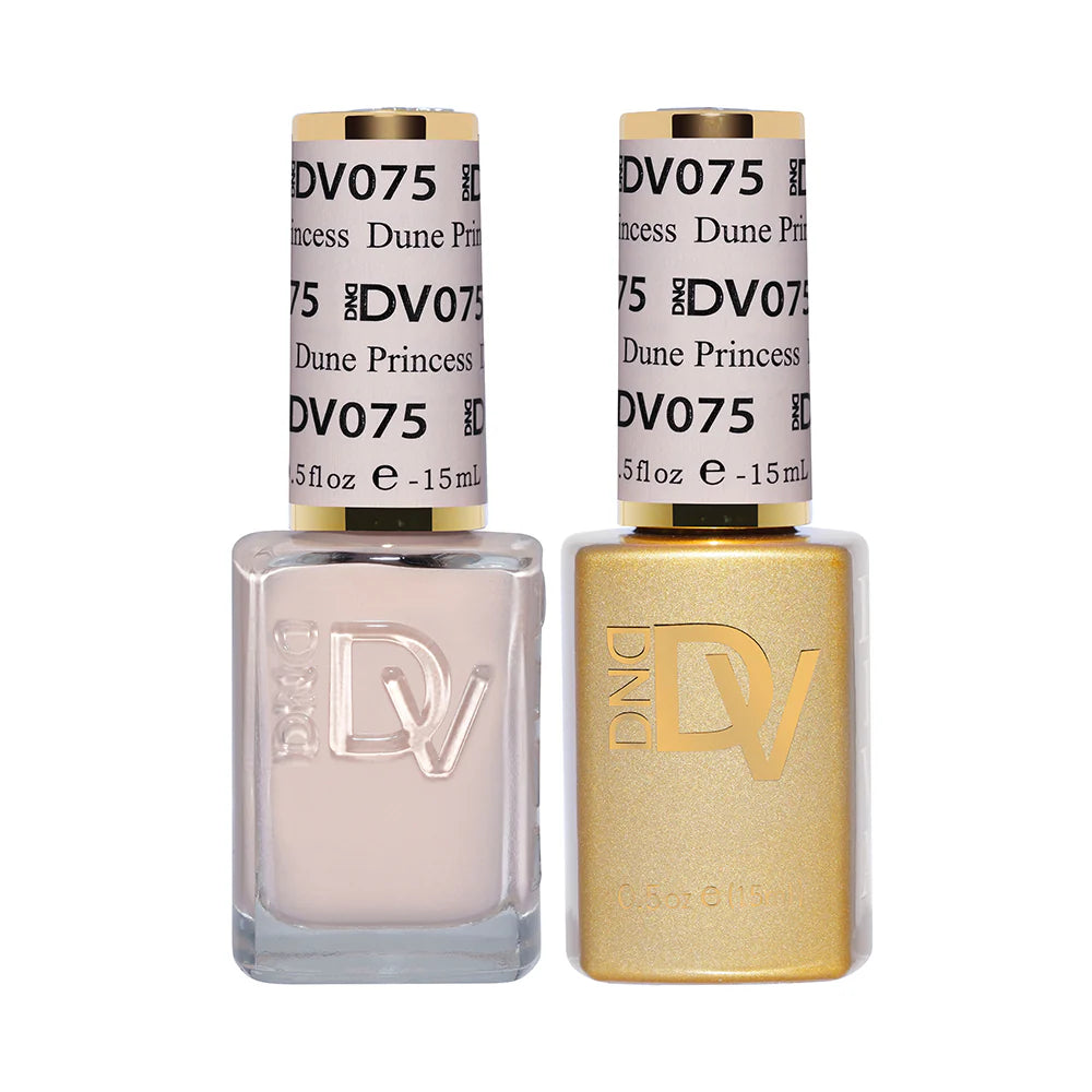 #075 - DND Diva Gel UV/LED Soak Off Gel polish - Dune Princess