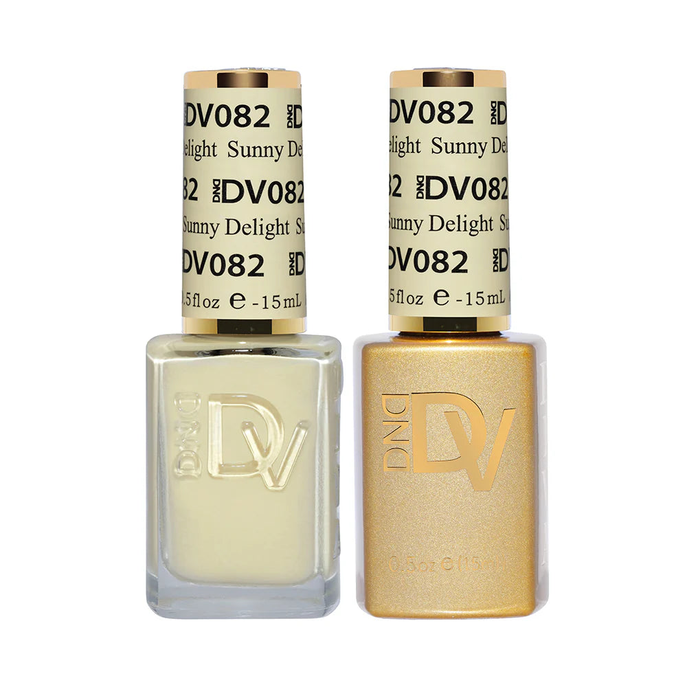 #082 - DND Diva Gel UV/LED Soak Off Gel polish - Sunny Delight