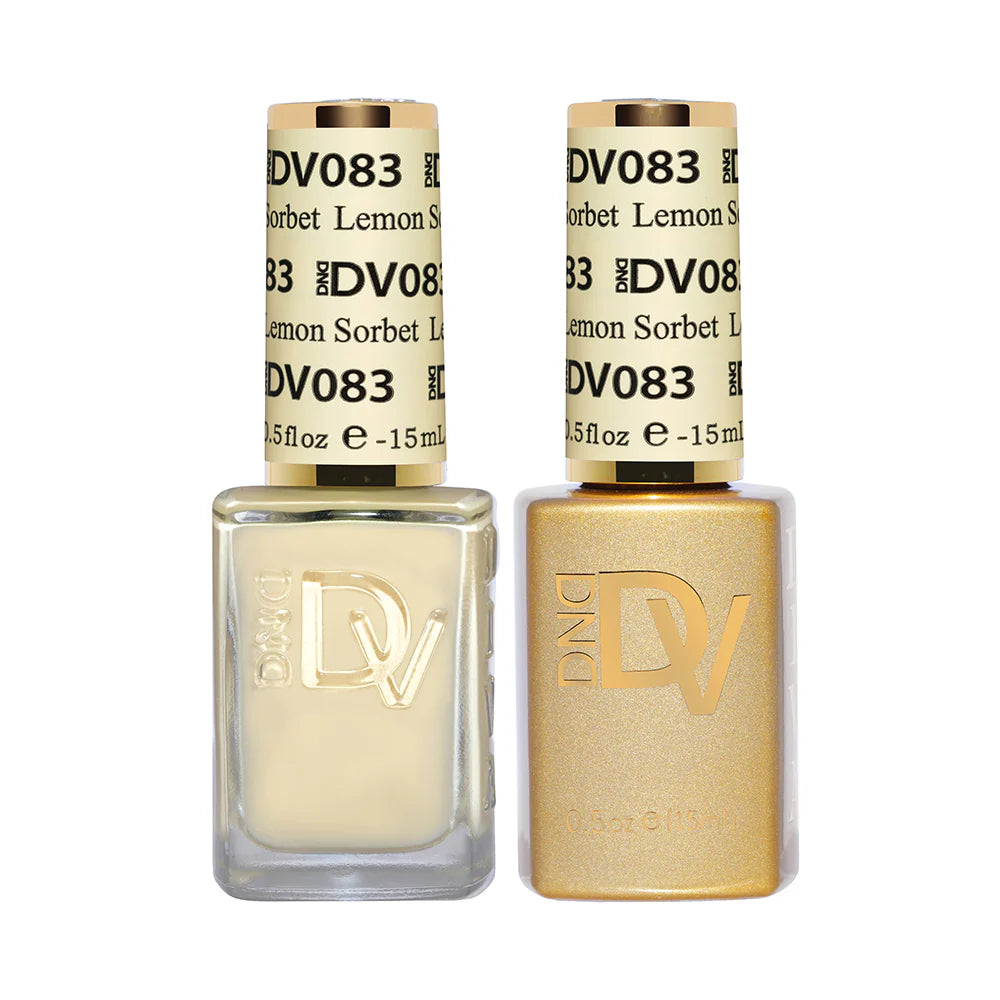 #083 - DND Diva Gel UV/LED Soak Off Gel polish - Lemon Sorbet