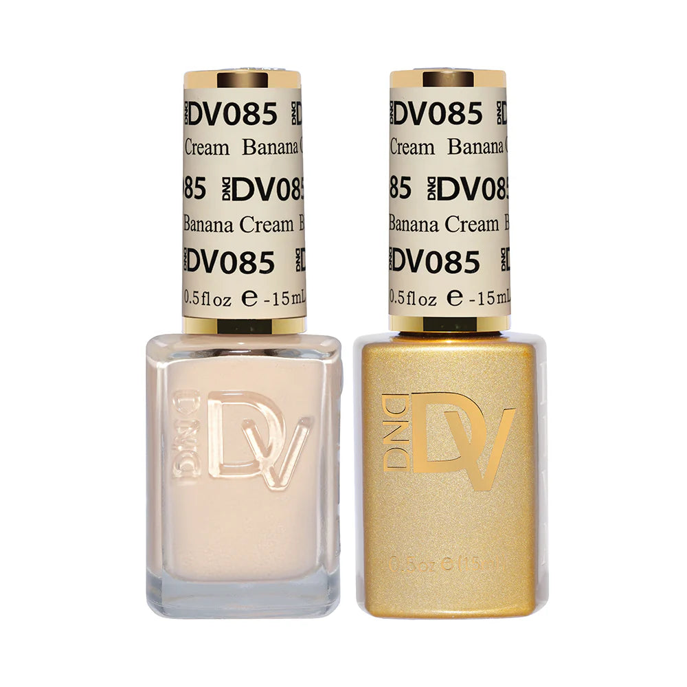 #085 - DND Diva Gel UV/LED Soak Off Gel polish - Banana Cream