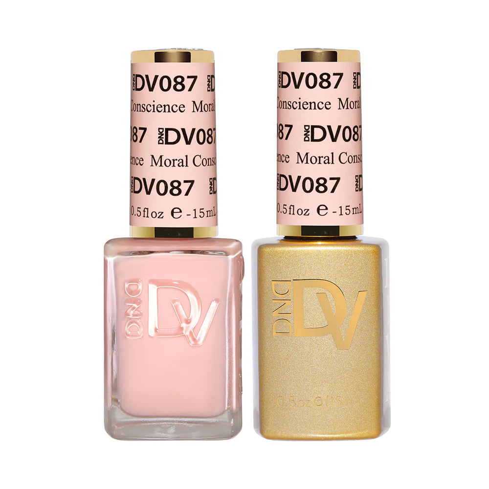 #087 - DND Diva Gel UV/LED Soak Off Gel polish - Conscience Moral