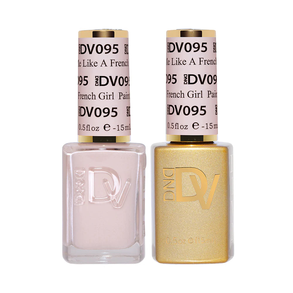 #095 - DND Diva Gel UV/LED Soak Off Gel polish - Paint Me Like A French Girl