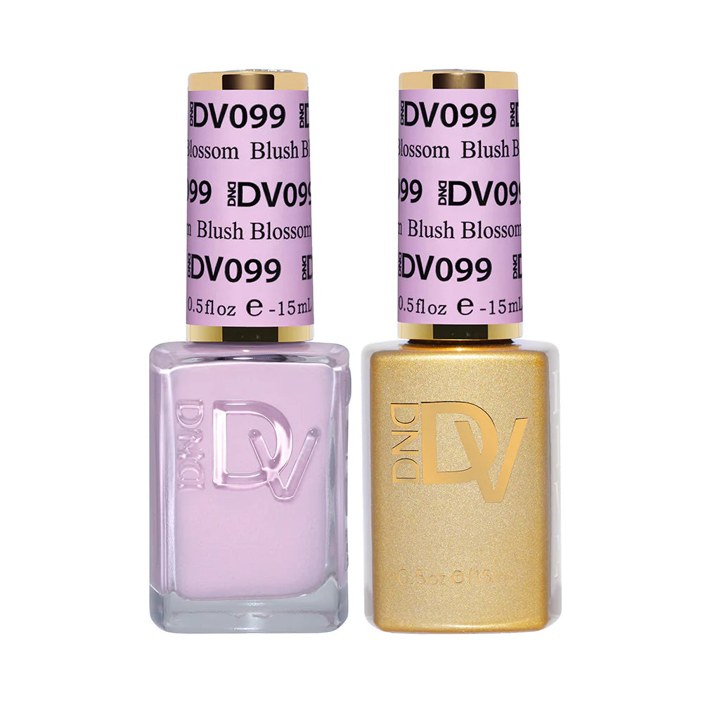 #099 - DND Diva Gel UV/LED Soak Off Gel polish - Blush Blossom