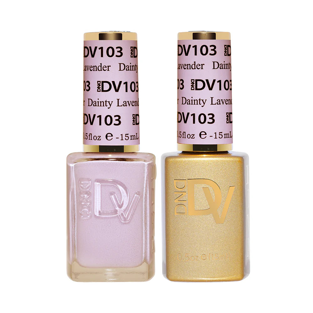 #103 - DND Diva Gel UV/LED Soak Off Gel polish - Lavender Dainty