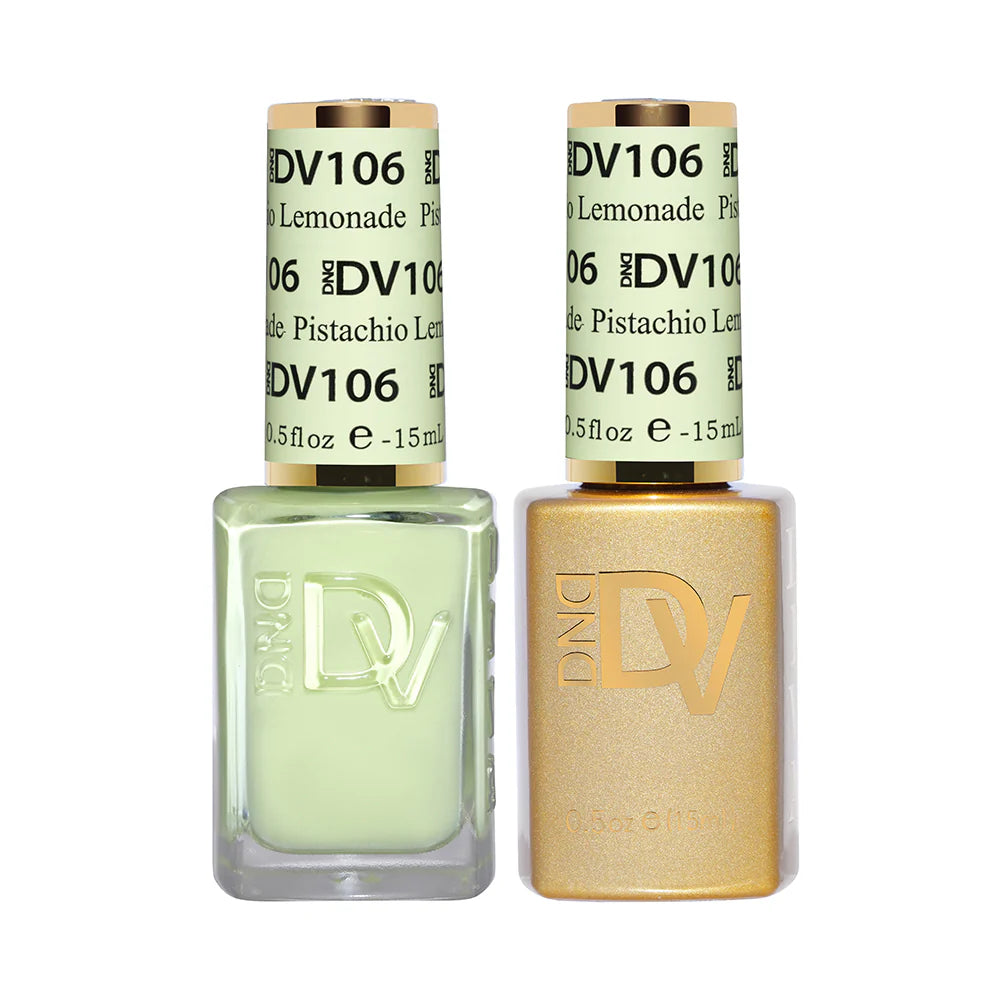 #106 - DND Diva Gel UV/LED Soak Off Gel polish - Lemonade Pistachio