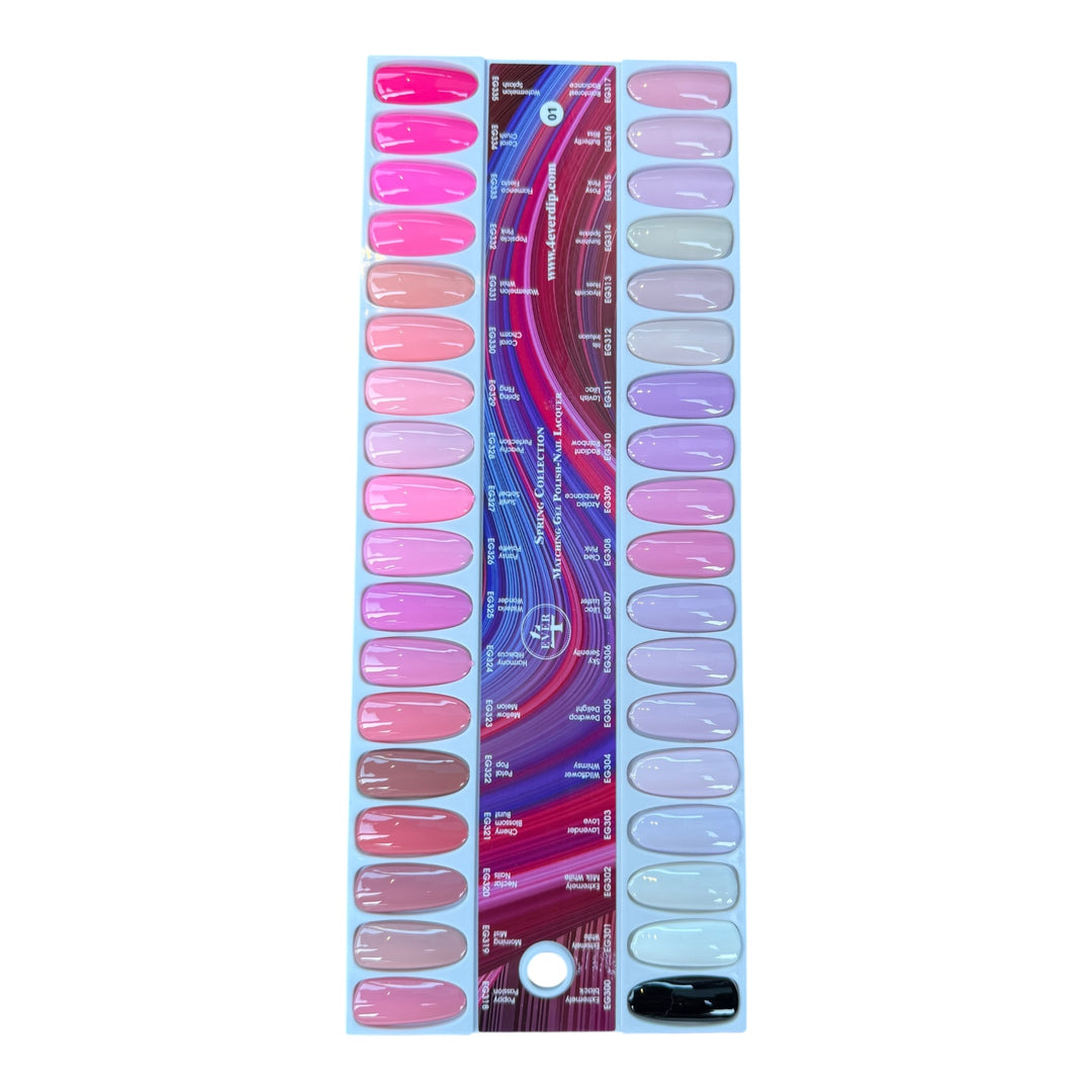 #000 - 4Ever Gel UV/LED Soak Off Gel polish complete matching set