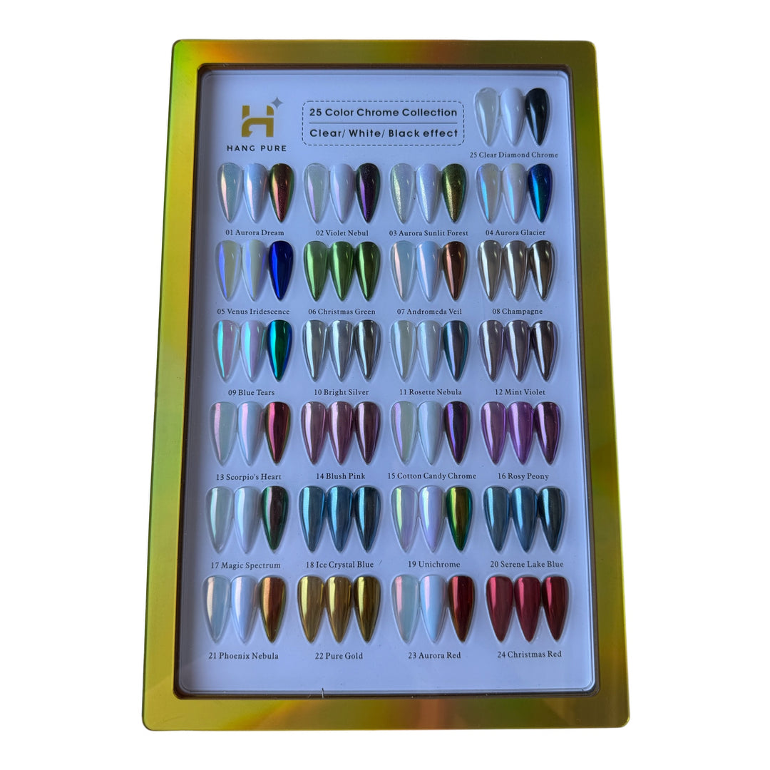 25 Colors Chrome Set