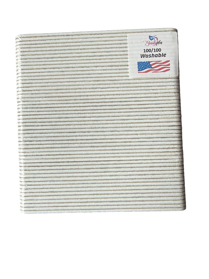 Zebra Round Nail File 100/100