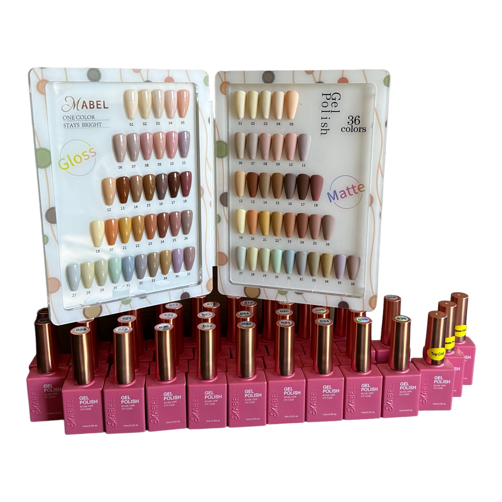 Mabel Gel 36 Colors - Nude Collection – Sunshine Nail Supply