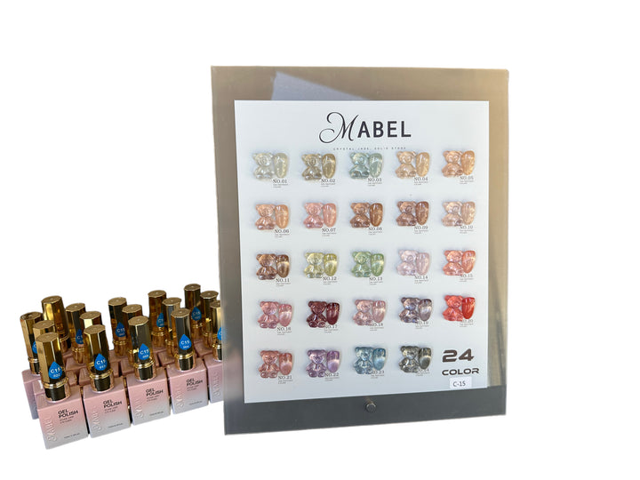 Mabel Java Color Mabel Gel 24 Cat Eye Gel Colors - C15 – Sunshine Nail Supply