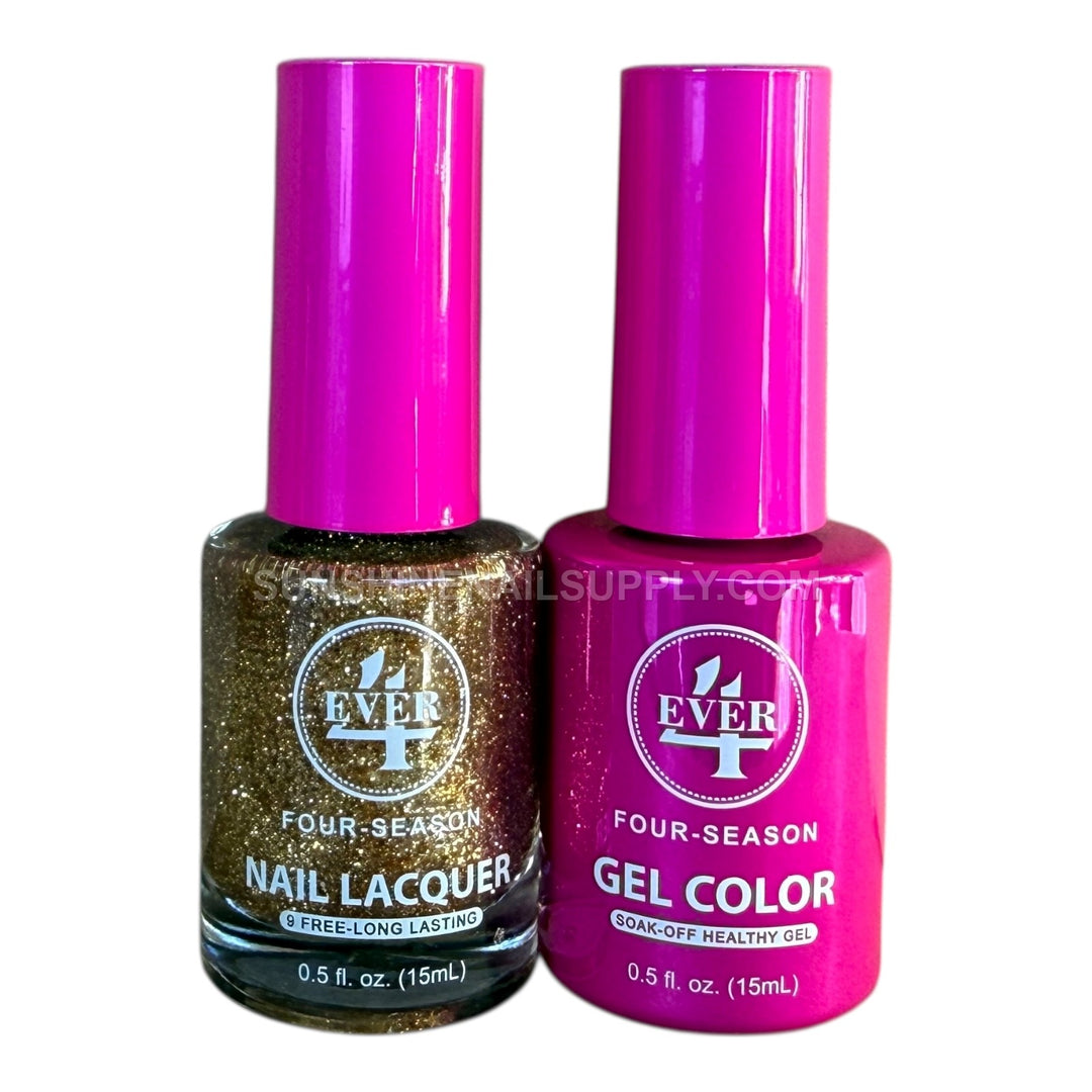 #437 - 4Ever Gel UV/LED Soak Off Gel polish - Golden Glimmer