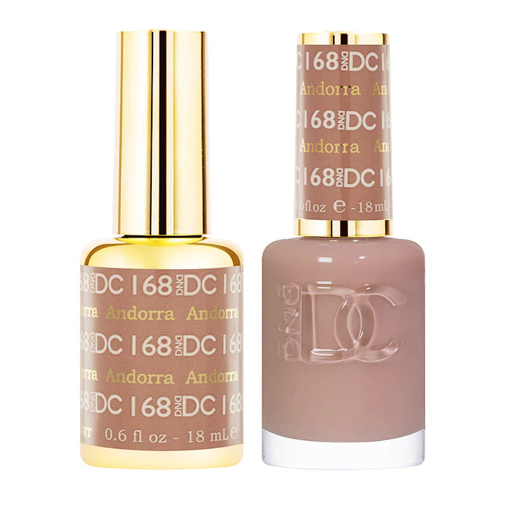 #168 - DND DC Gel UV/LED Soak Off Gel Polish - Andorra