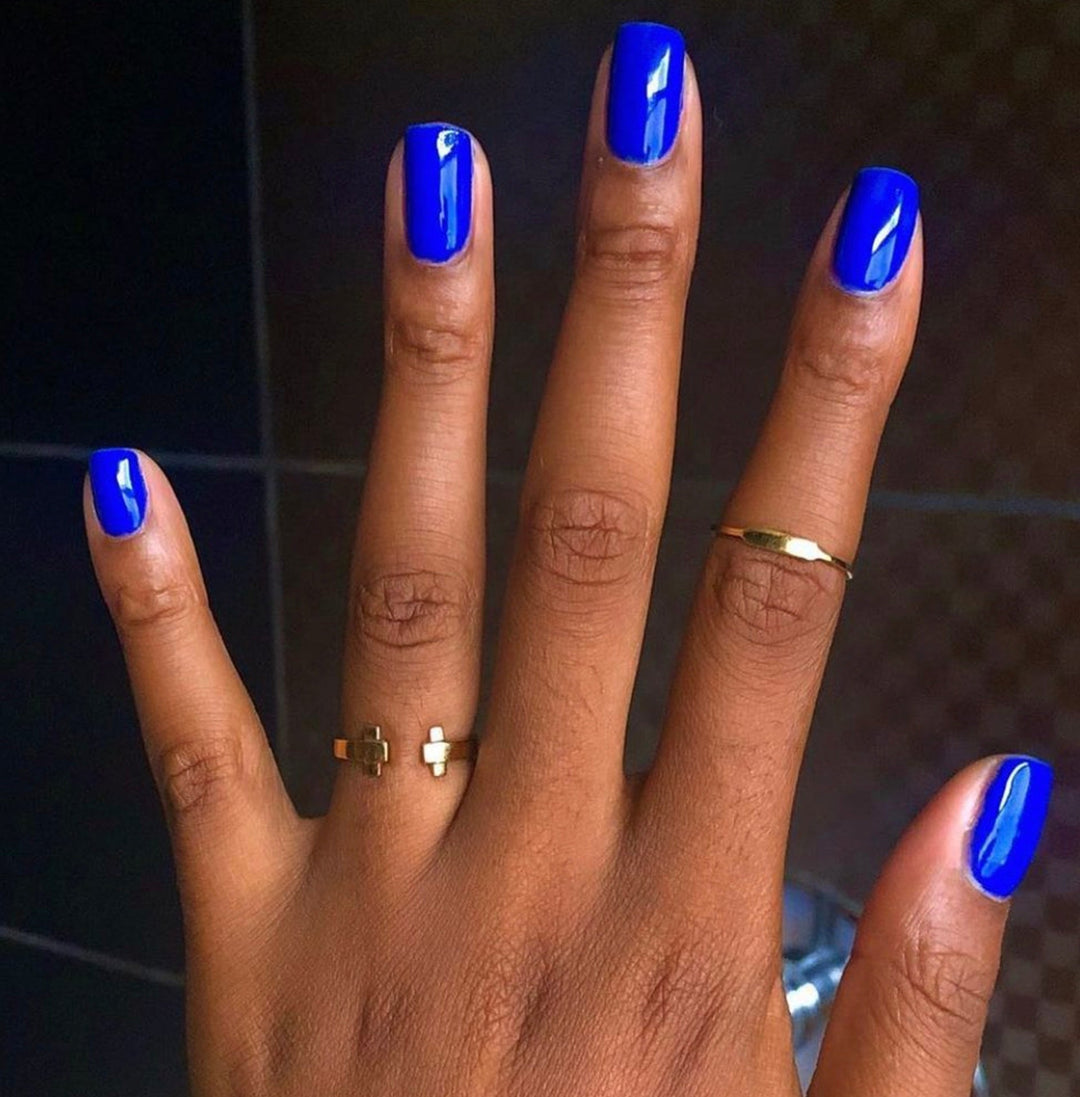 DND Gel #734 Berry Blue – additional view