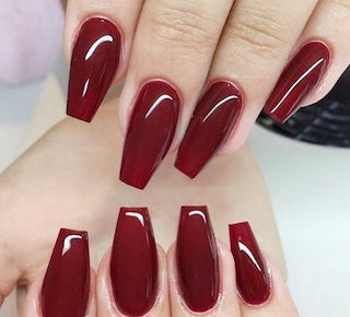 DND Gel #633 Garnet Red – additional view