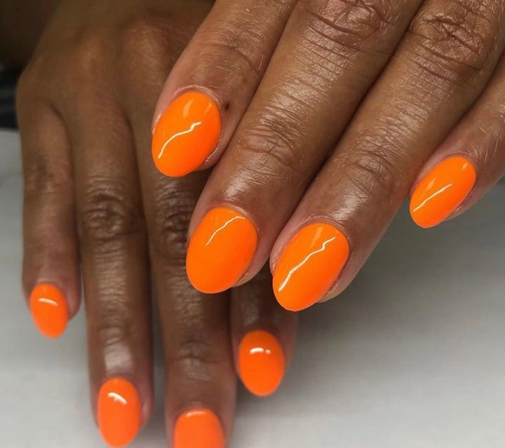 DND Gel #713 Orange Sherbet – additional view
