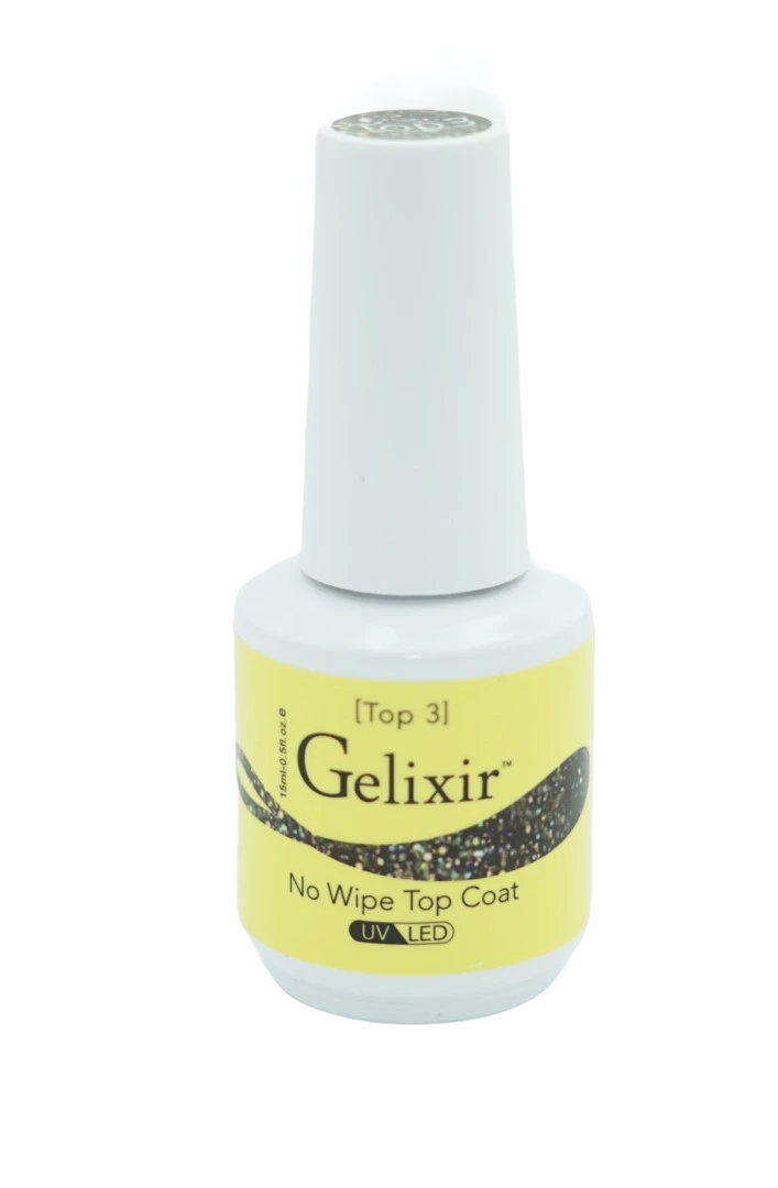 Gelixir - Glitter 3 No Wipe Top Coat