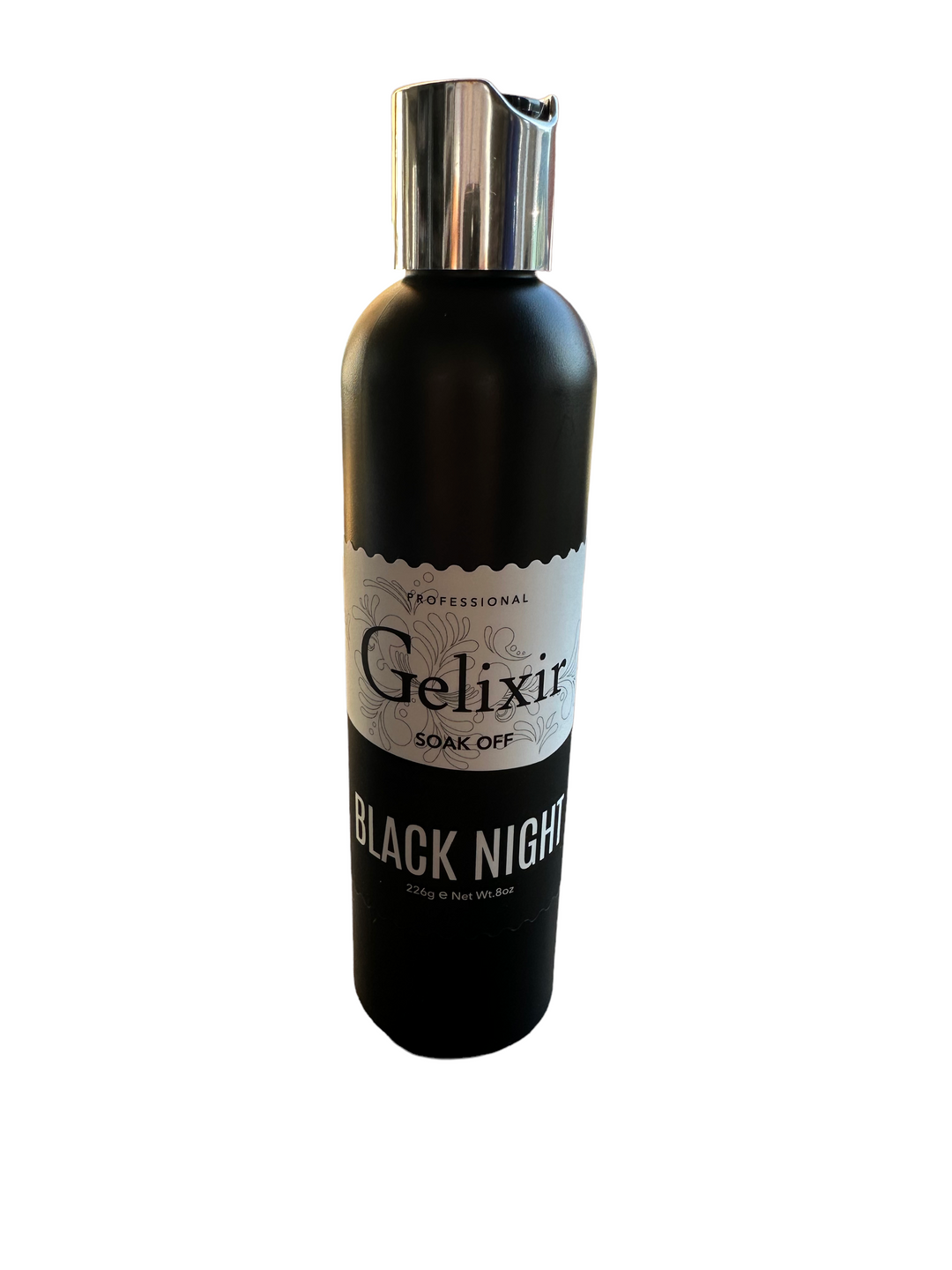 #089 - Gelixir Gel polish - Black Knight 8oz