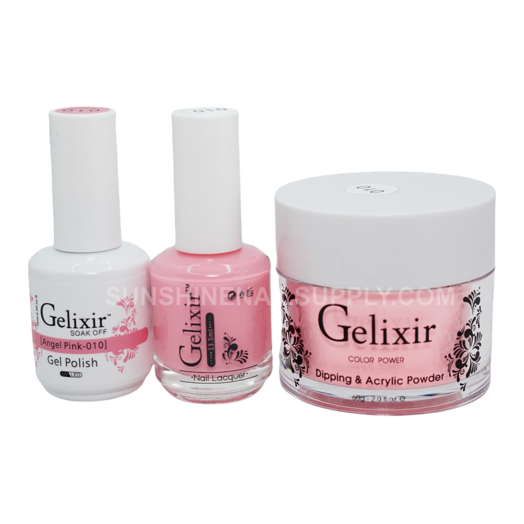 #010 - Gelixir UV/LED Soak Off Gel polish - Angel Pink 3in1