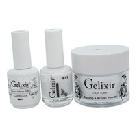 #090 - Gelixir UV/LED Soak Off Gel polish - Snow White 3in1