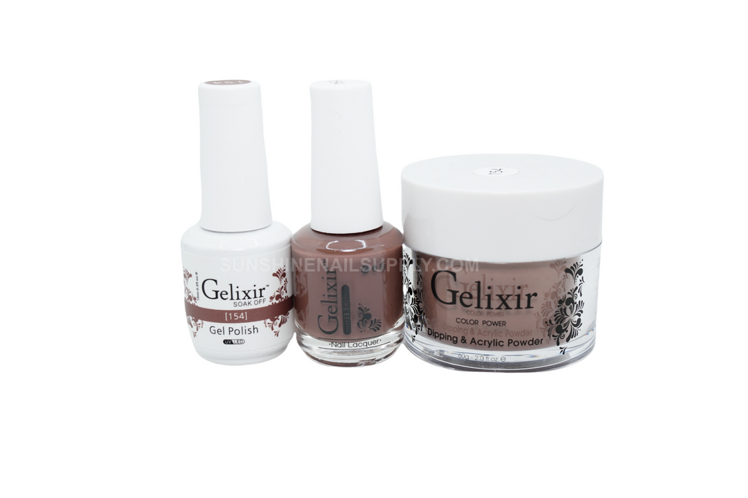 Gelixir 146 #154 - Gelixir UV/LED Soak Off Matching Gel and Polish 3in1 – Sunshine ...