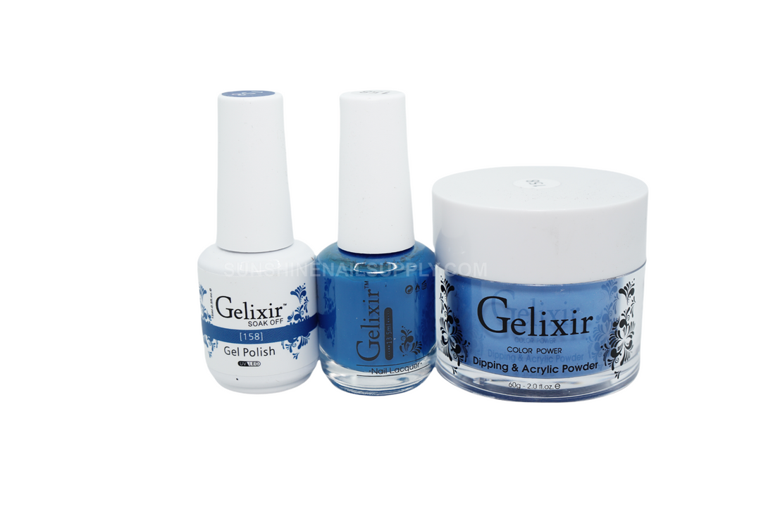 #158 - Gelixir UV/LED Soak Off Matching Gel and Polish 3in1