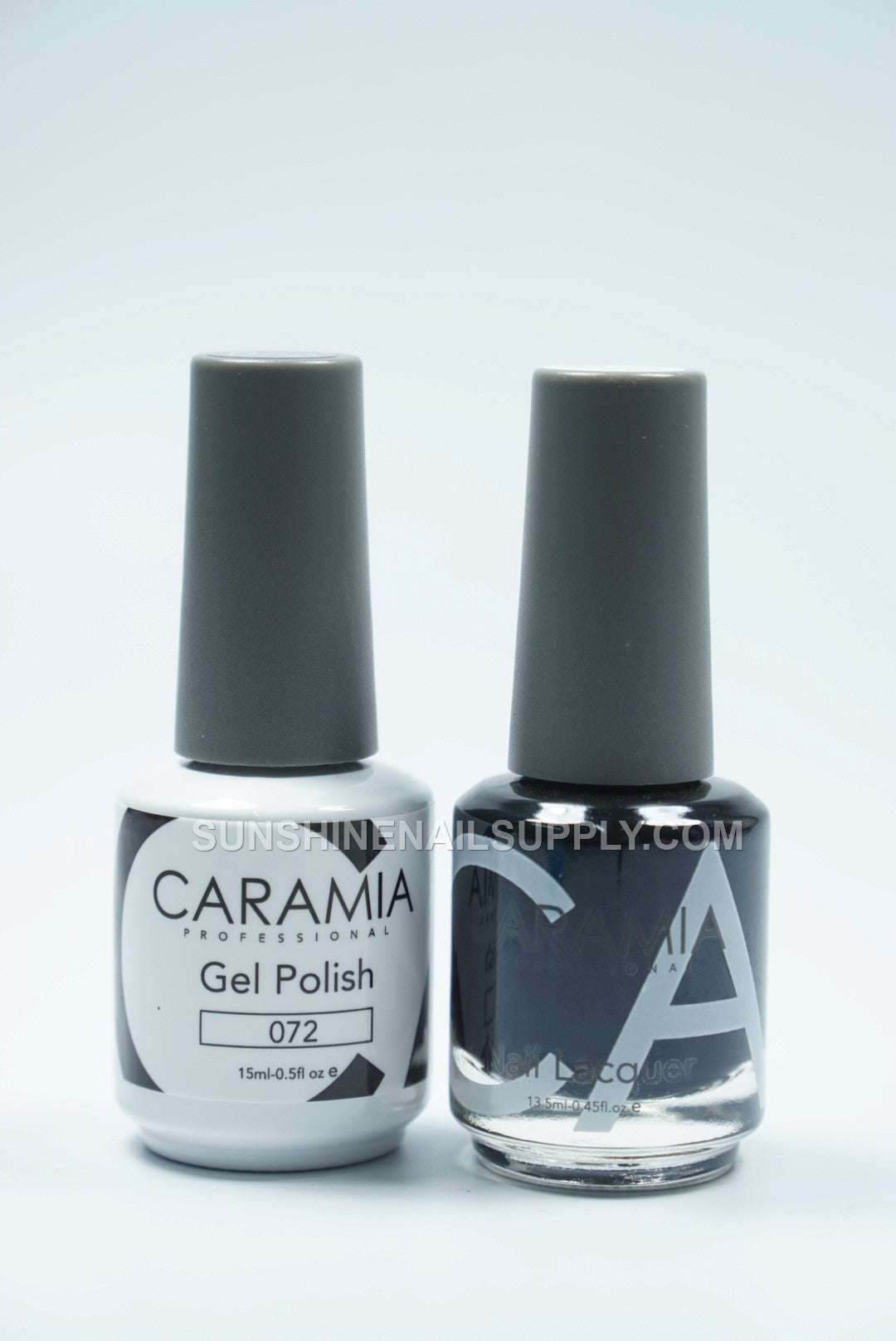 #072 - Caramia UV/LED Soak Off Gel Polish - Black