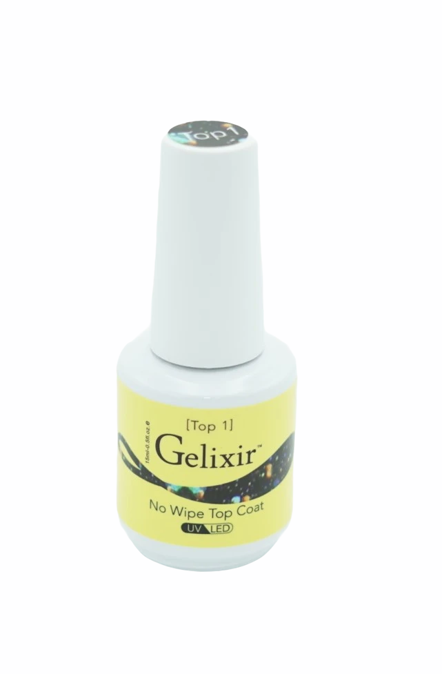 Gelixir - Glitter 1 No Wipe Top Coat