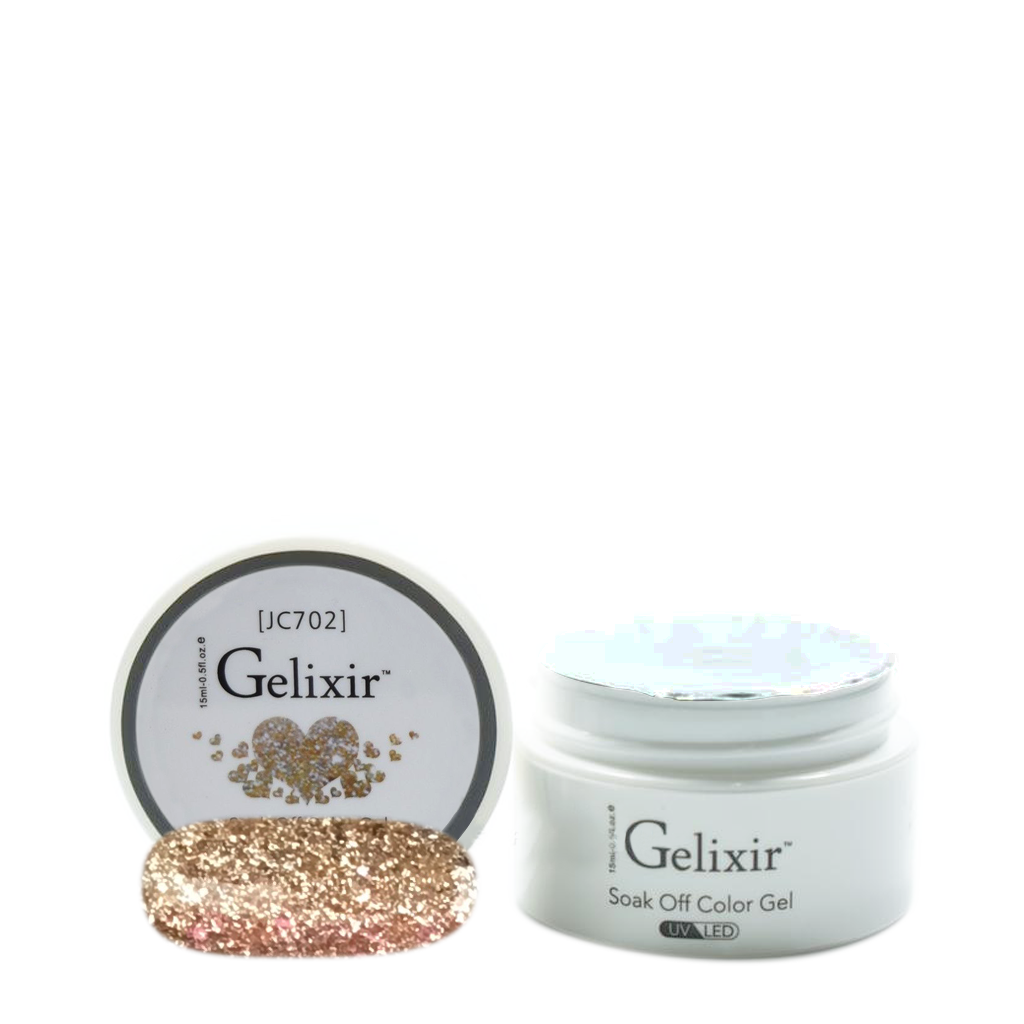 JC 702 Gelixir Soak Off Color Gel
